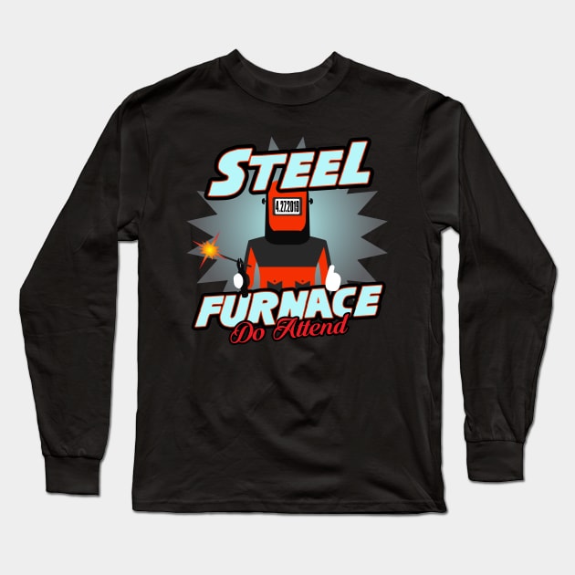 Steel Furnace "The Bodies of People and Animals Mixed Together with Metal" Girard Ave Long Sleeve T-Shirt by lavdog